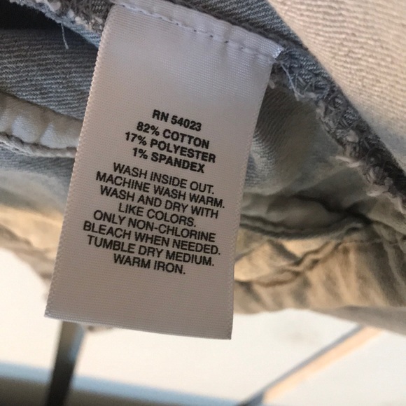 GAP KIDS 1969 Soft Grey Jean Jacket size XL - Picture 4 of 4